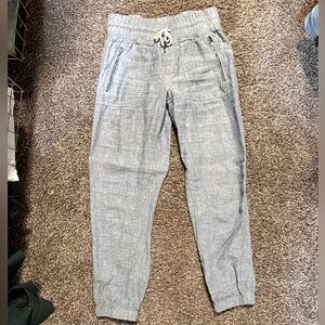 Linen Athleta Jogger Pants